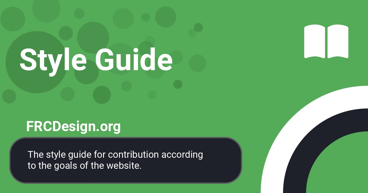 Style Guide | FRCDesign.org