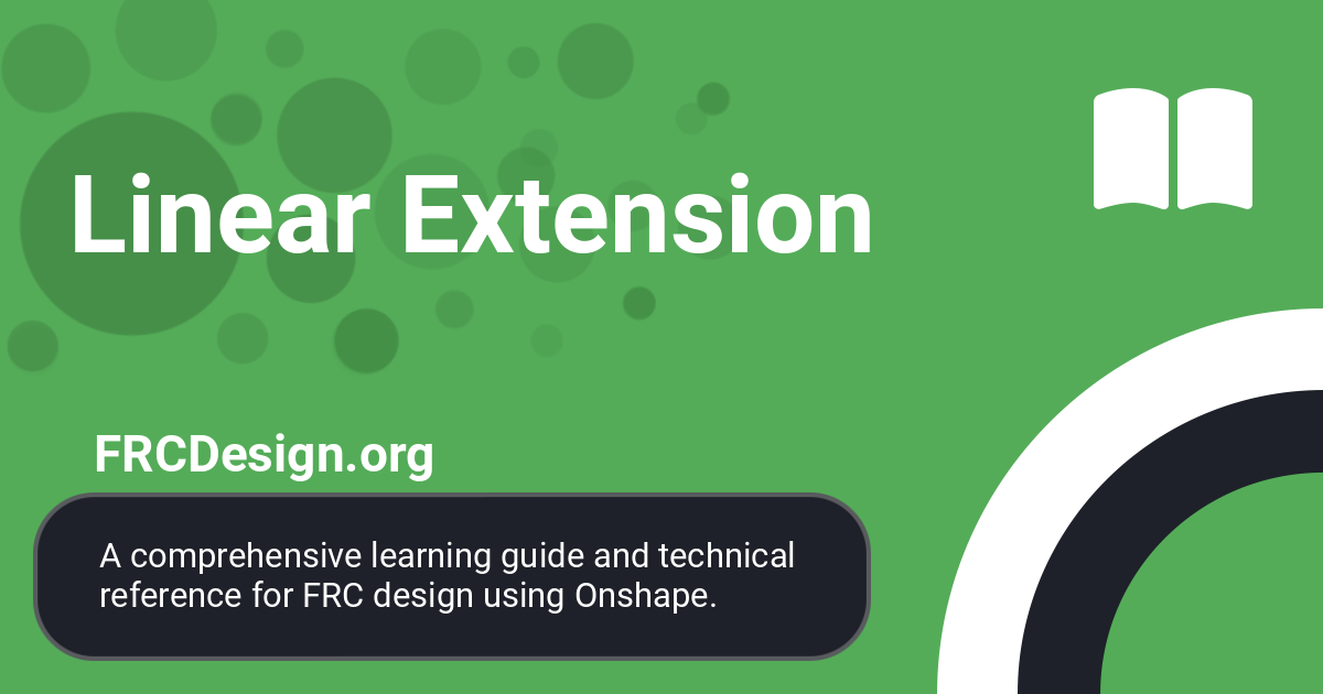 Linear Extension | FRCDesign.org